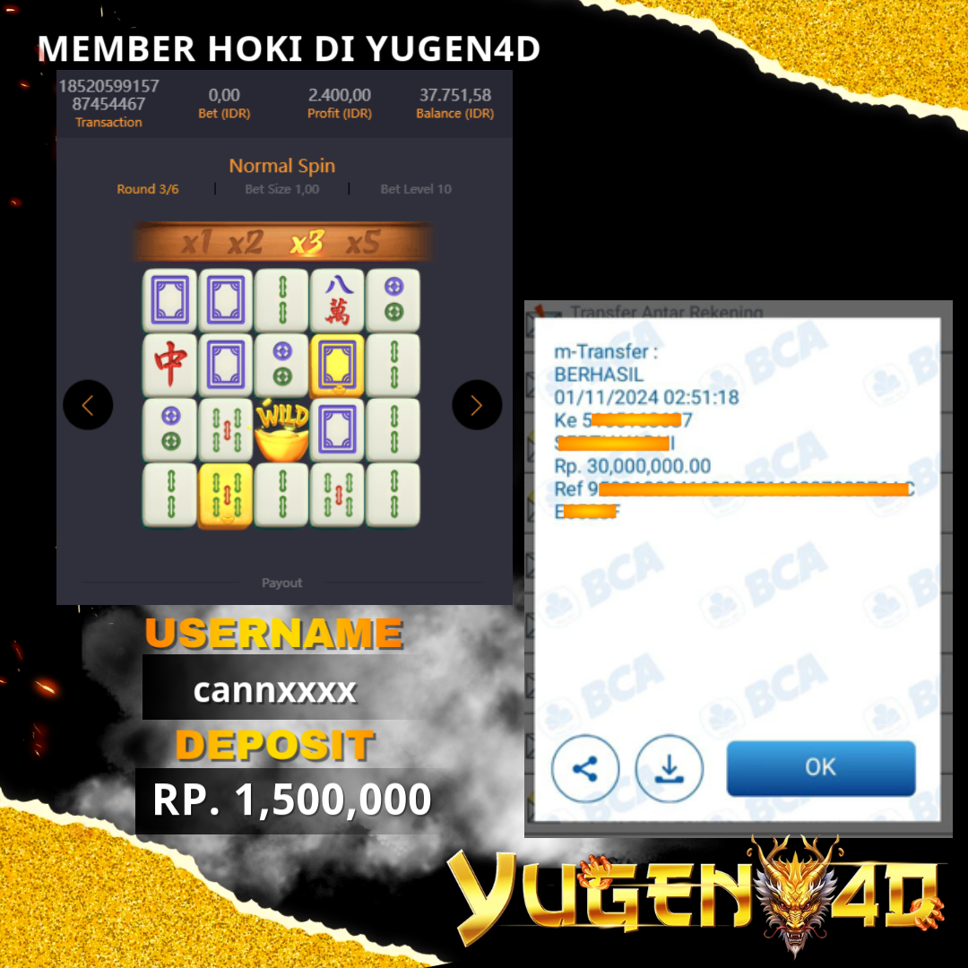 bukti jackpot yugen4d