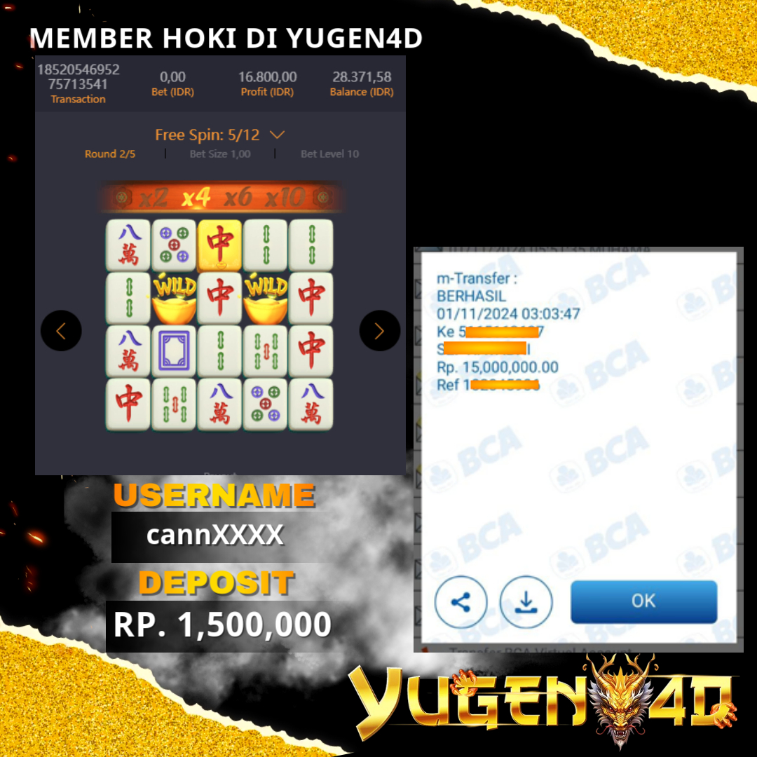 bukti jackpot yugen4d