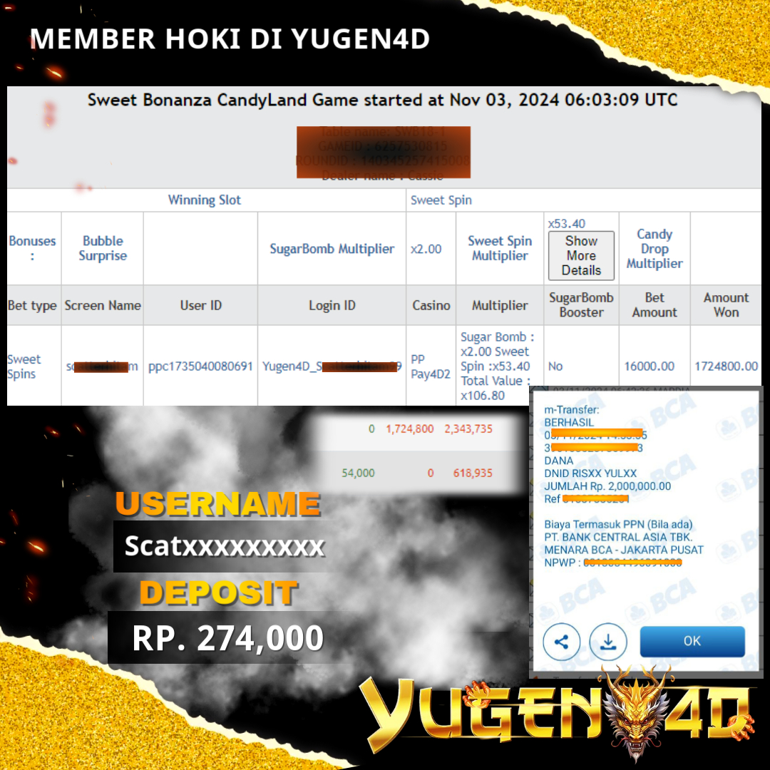 bukti jackpot yugen4d