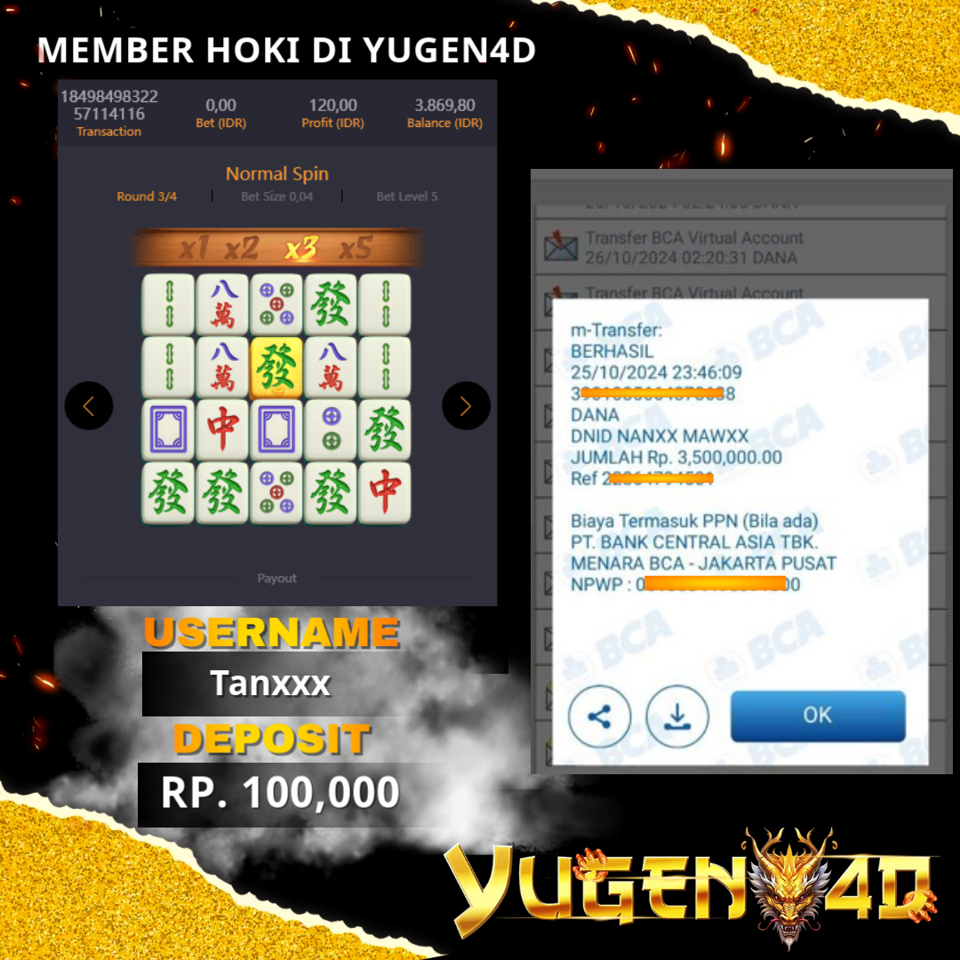 bukti jackpot yugen4d