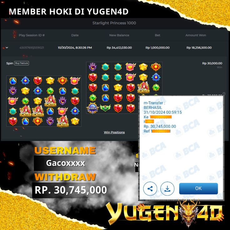 bukti jackpot yugen4d