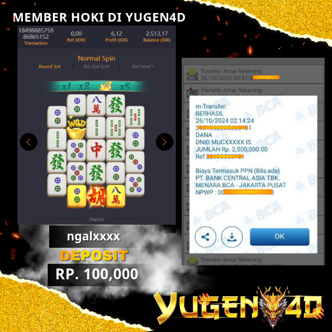 bukti jackpot yugen4d