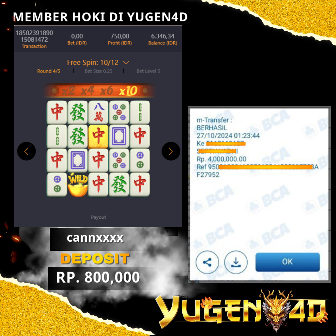 bukti jackpot yugen4d