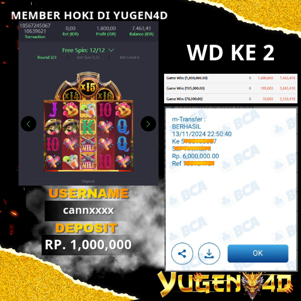 bukti jackpot yugen4d