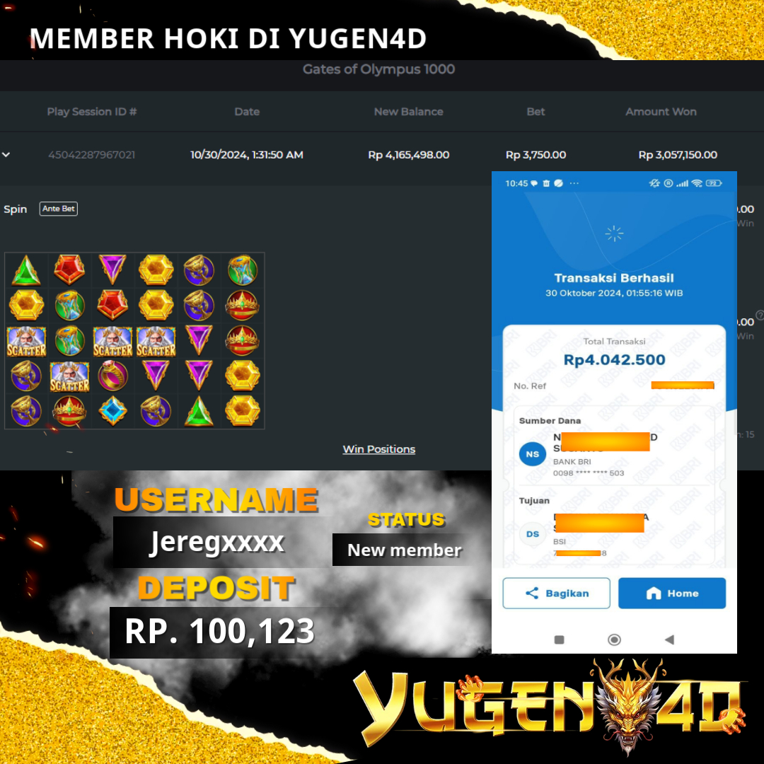 bukti jackpot yugen4d