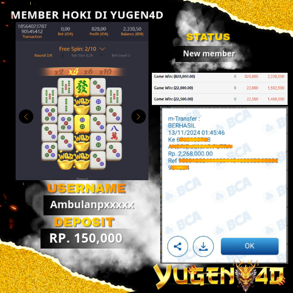 bukti jackpot yugen4d