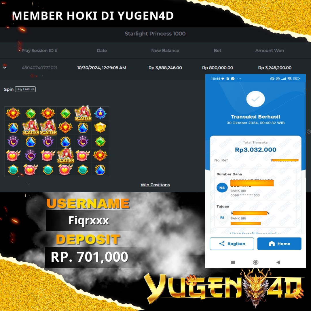 bukti jackpot yugen4d