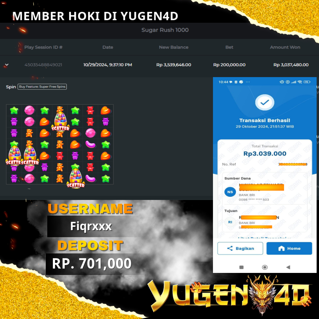 bukti jackpot yugen4d