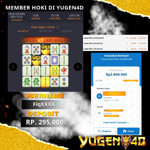 bukti jackpot yugen4d