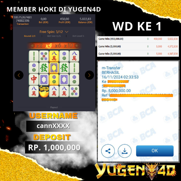 bukti jackpot yugen4d