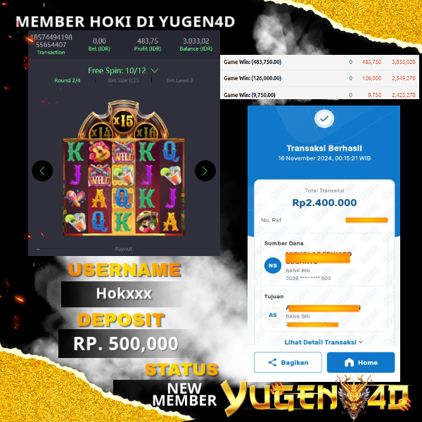 bukti jackpot yugen4d