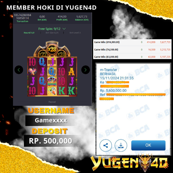 bukti jackpot yugen4d