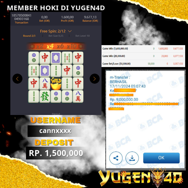 bukti jackpot yugen4d