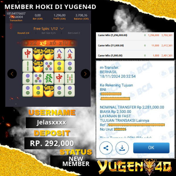 bukti jackpot yugen4d