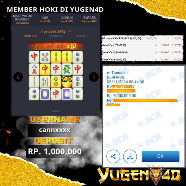 bukti jackpot yugen4d