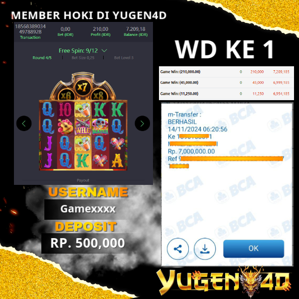 bukti jackpot yugen4d