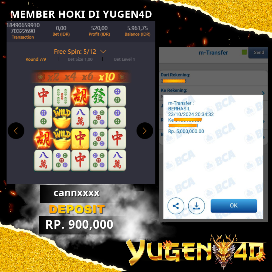 bukti jackpot yugen4d