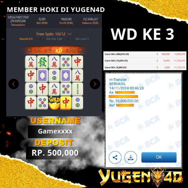 bukti jackpot yugen4d