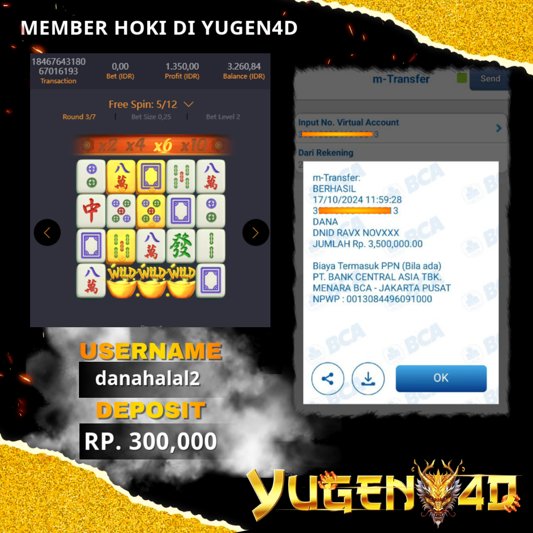 bukti jackpot yugen4d